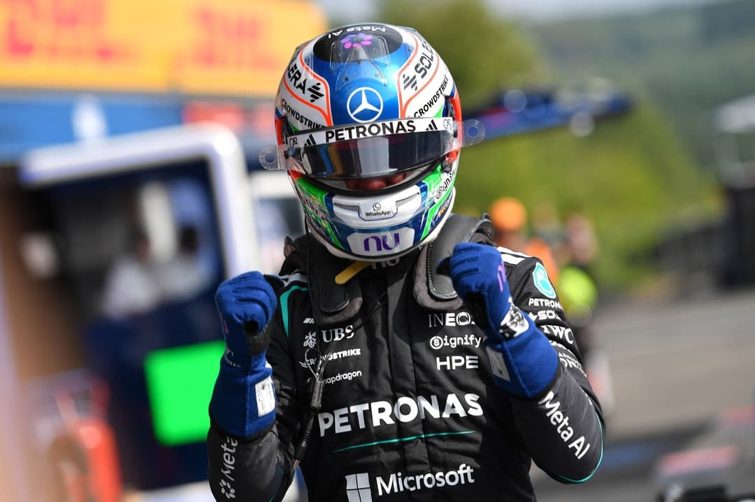 F1 Belgian GP: Kimi Antonelli beats Max Verstappen to pole by 0.317s - Motorsport.com