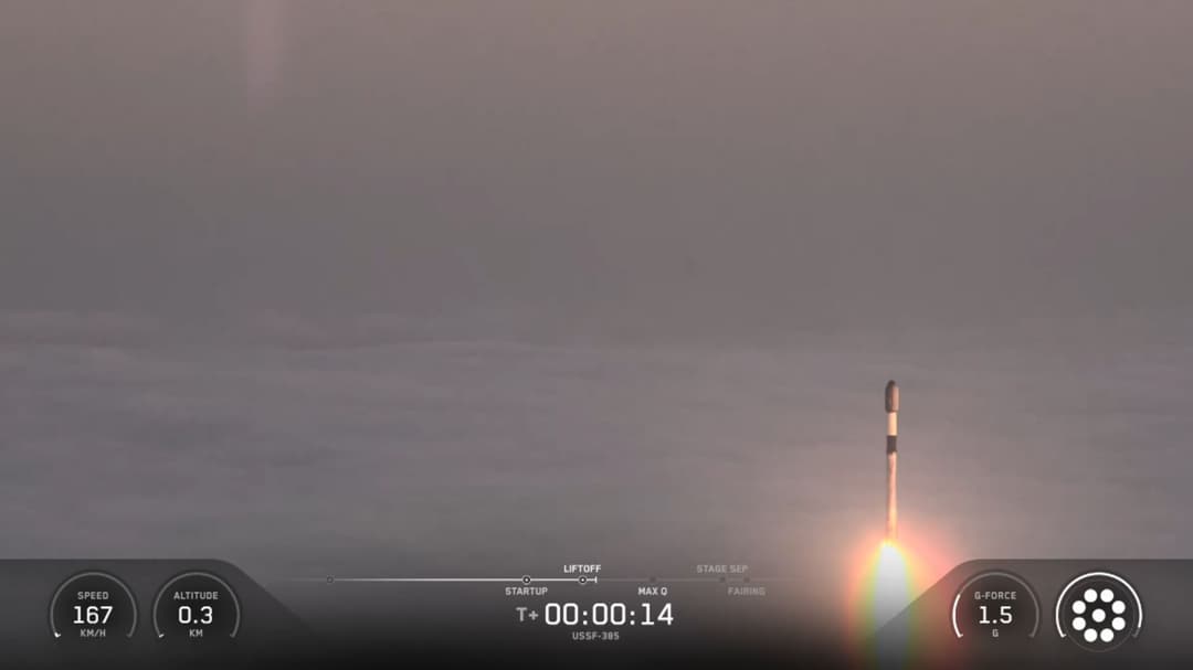 SpaceX launches mystery mission for US Space Force from California (photos) - Space