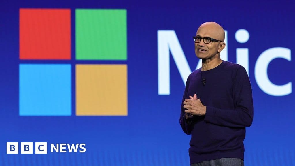 Microsoft posts $33.6bn profit after offering buyouts to one in four workers - BBC