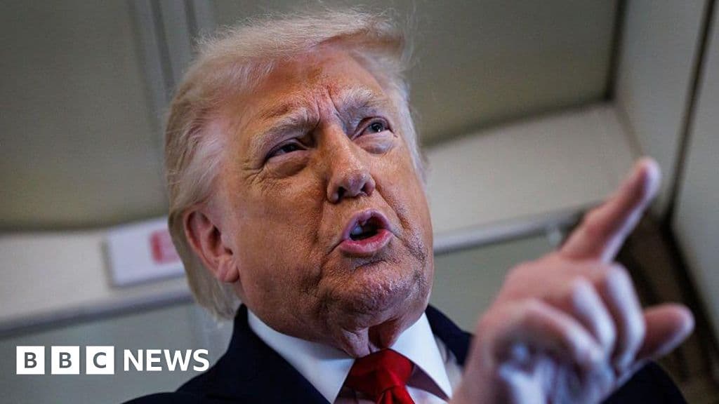 Trump and Iran trade new threats after strikes exchanged - BBC