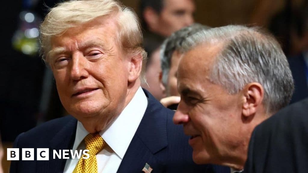 Trump slaps 50% tariffs on Canada and Carney vows to 'intensify' trade talks - BBC
