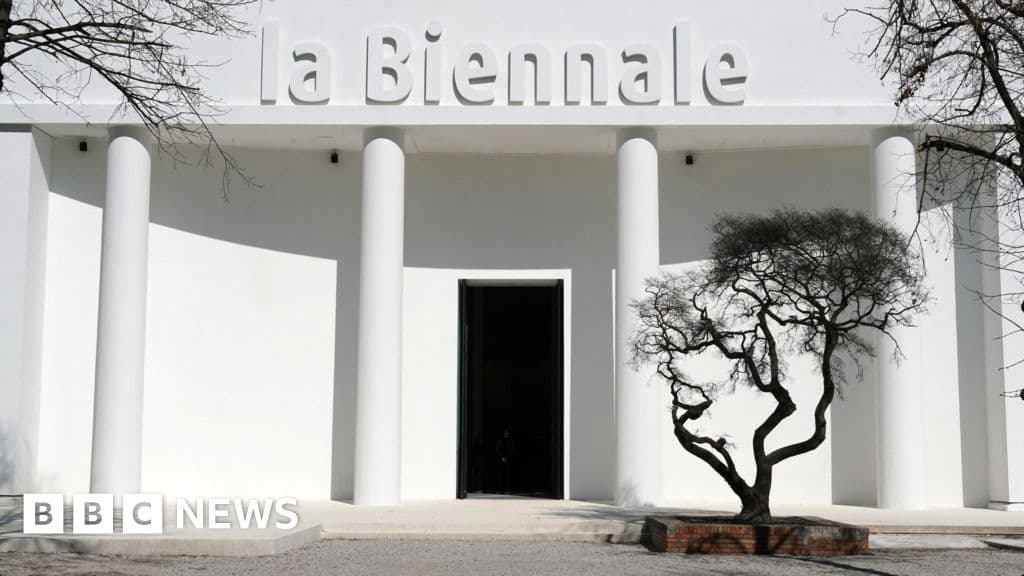 Venice Biennale jury resigns days before start of exhibition - BBC
