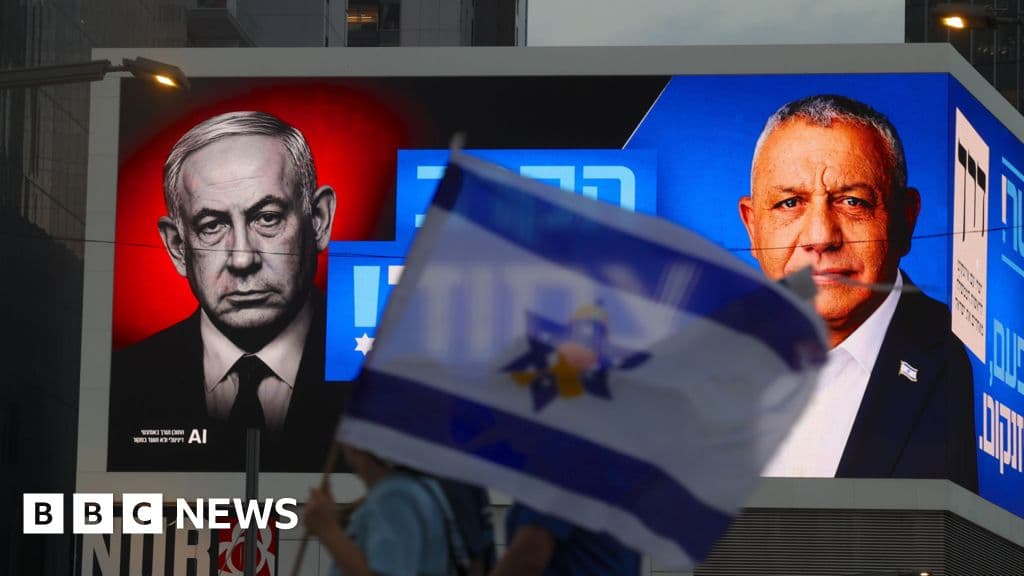 Deeply divided Israel braces for pivotal election - BBC