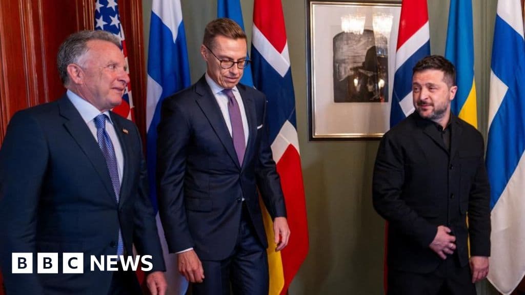 Zelensky says US intelligence sharing 'works now' after talks with Trump envoy in Oslo - BBC