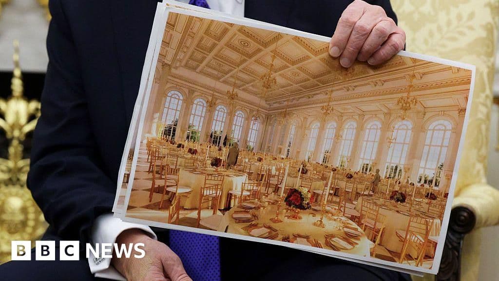 White House ballroom loses federal funding for security proposed by Senate Republicans - BBC