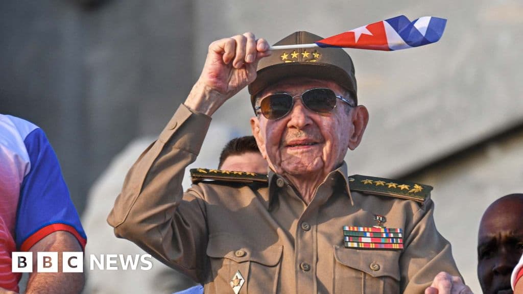China says US should stop 'threats' against Cuba after ex-leader charged - BBC