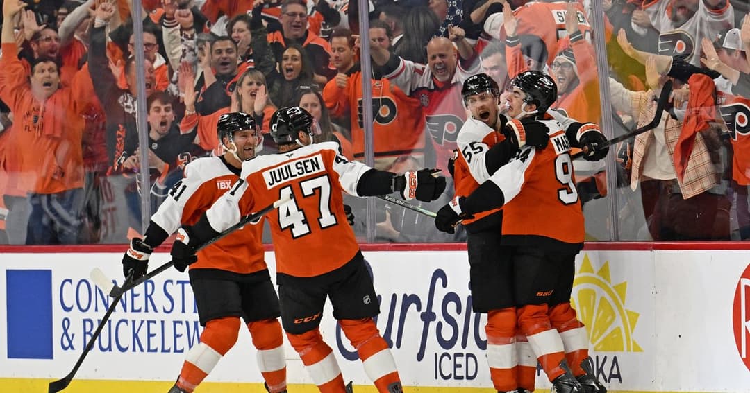 Flyers crush Penguins, 5-2, in Philly's grand welcome back to the playoffs - PhillyVoice
