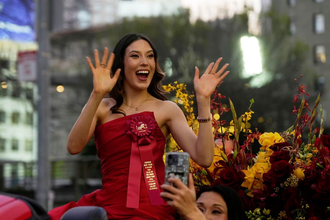 After Olympics controversy, Eileen Gu gets nothing but love at SF parade - SFGATE