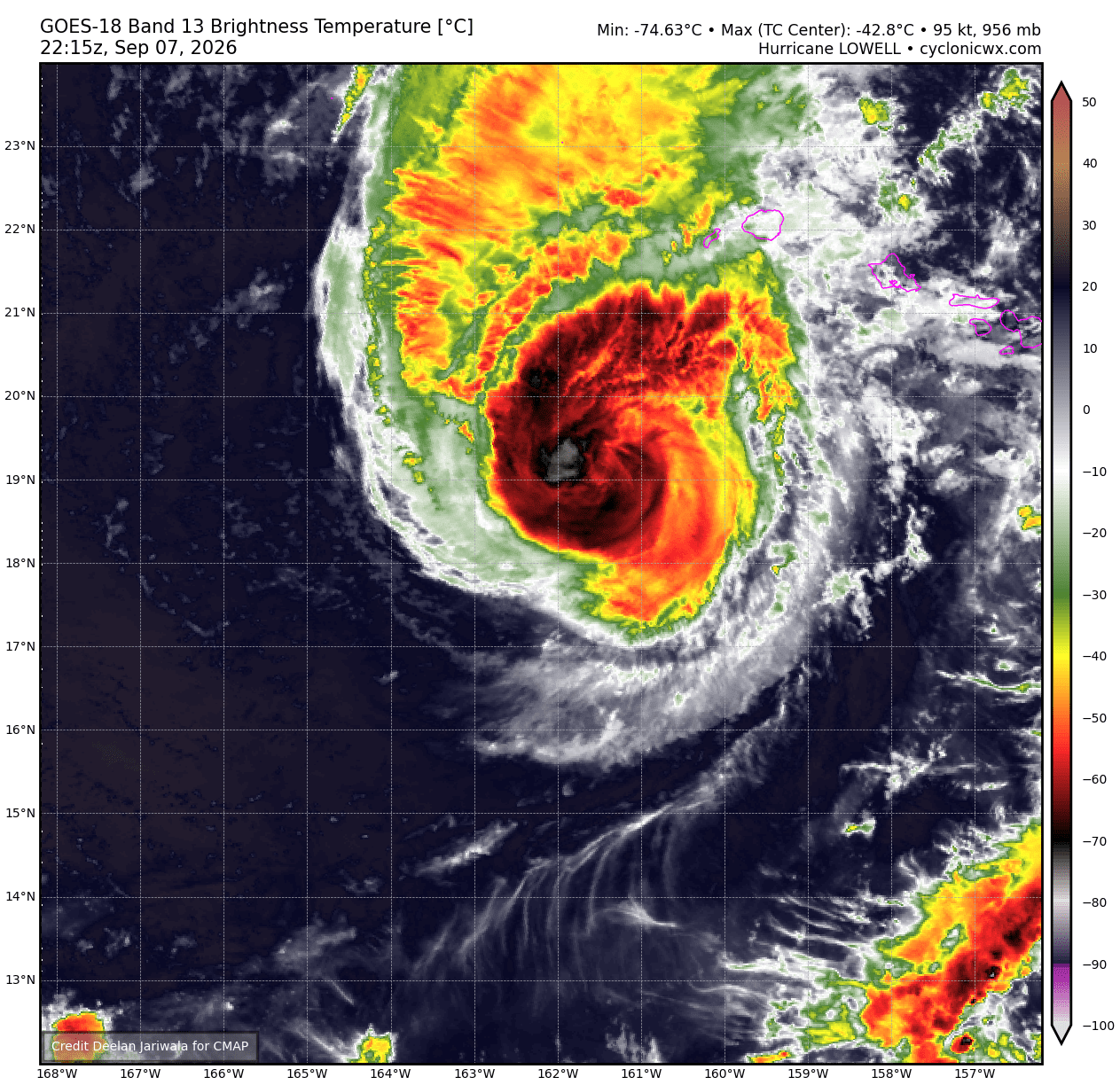 Hawaii sees its first-ever tornado watch as Hurricane Lowell approaches - San Francisco Chronicle