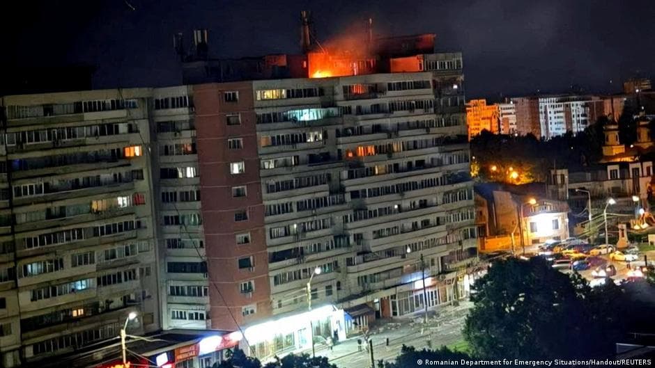 Romania: Russian drone strikes Galati apartment building - DW.com